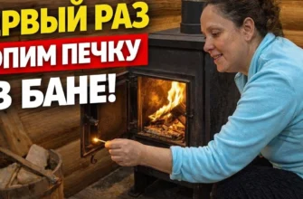 как правильно топить баню — растопка дровяной печи в бане