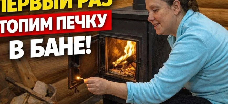 как правильно топить баню — растопка дровяной печи в бане